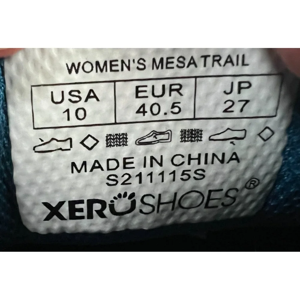 Xero Mesa Trail Lightweight Barefoot Minimalist Running Shoes Women Sz 10